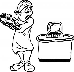 Computer Doctor Coloring Page 00