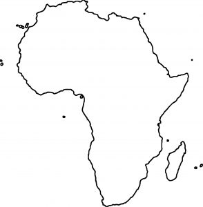 Continent Coloring Page