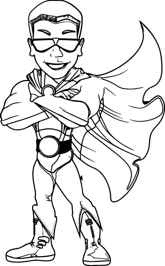 Cool_Superhero_Character_Coloring_page - Wecoloringpage.com