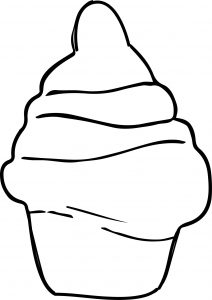 Cupcake Cup Cake Coloring Page 05