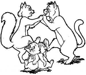 Disney The Aristocats Coloring Page 139