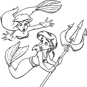 Disney The Little Mermaid 2 Return to the Sea Coloring Page 05