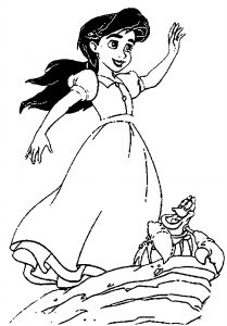 Disney The Little Mermaid 2 Return to the Sea Coloring Page 54