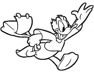 Donald Duck Coloring Page WeColoringPage 075