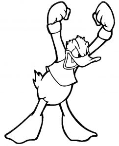 Donald Duck Coloring Page WeColoringPage 077