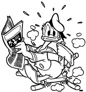 Donald Duck Coloring Page WeColoringPage 083