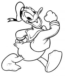 Donald Duck Coloring Page WeColoringPage 086