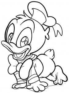 Donald Duck Coloring Page WeColoringPage 143