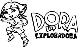 Dora Hd Images 3 Coloring Page