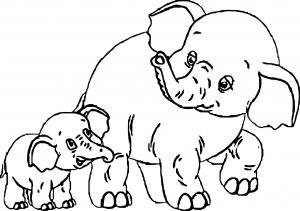 Elephant Coloring Page 23
