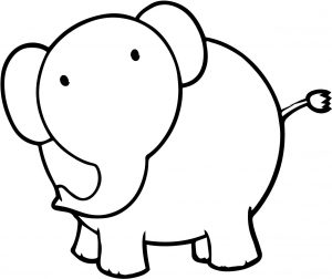 Elephant Coloring Page 26