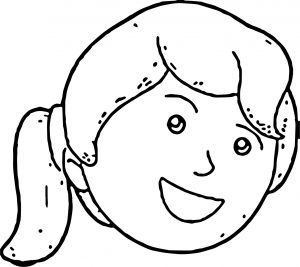 Face Girl Perspective Thinking Image Free Coloring Page (2)