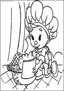 Fifi And The Flowertots Think Free A4 Printable Coloring Page