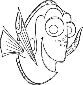 Finding Dory Coloring Pages 01