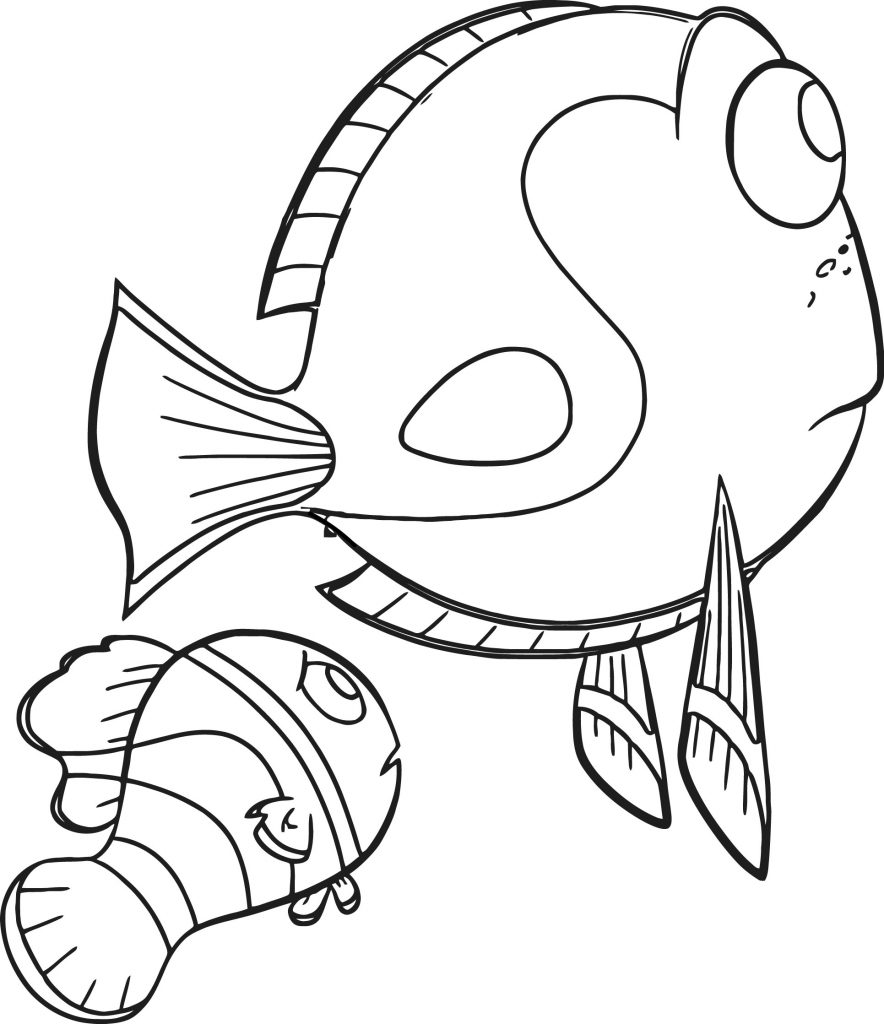 Finding Dory Coloring Pages 02 - Wecoloringpage.com