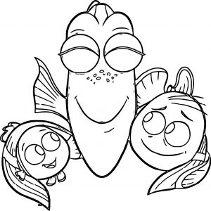 Finding Dory Coloring Pages 15