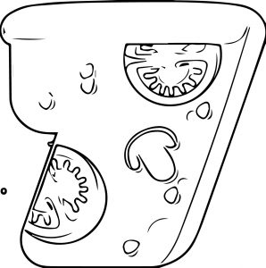 Food And Drink Number Seven Coloring Page