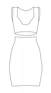 Genesis Clothing Woman Coloring Page
