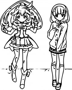 Glitter Force Coloring Page 018