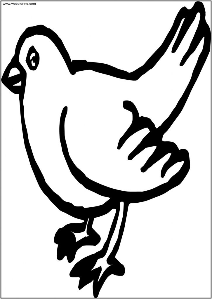 His Bird Free A4 Printable Coloring Page - Wecoloringpage.com