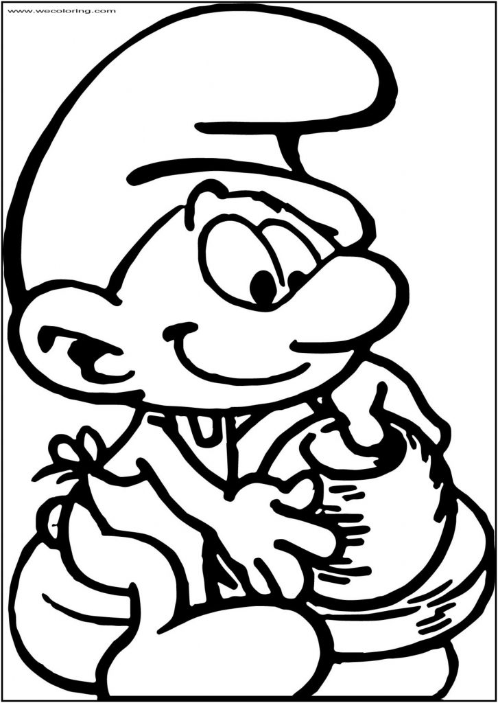 Images Smurf Free Printable Coloring Page - Wecoloringpage.com