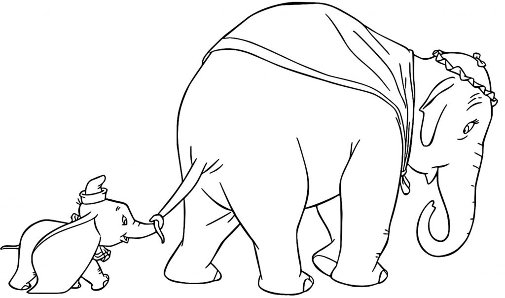 mrs jumbo coloring page ideas dumbo