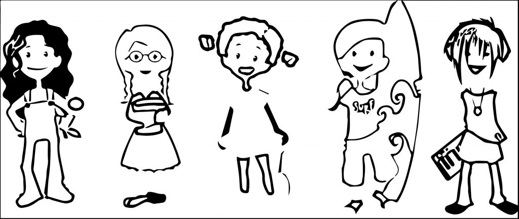 Kids_Clipart Kids Coloring Page - Wecoloringpage.com