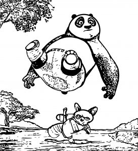 Kung Fu Panda Coloring Page 31