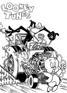 LooneyTunes 211 CVR The Looney Tunes Show Coloring Page