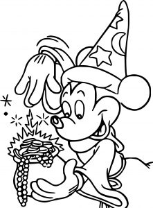 Magic Mickey Mouse 1 Coloring Pages
