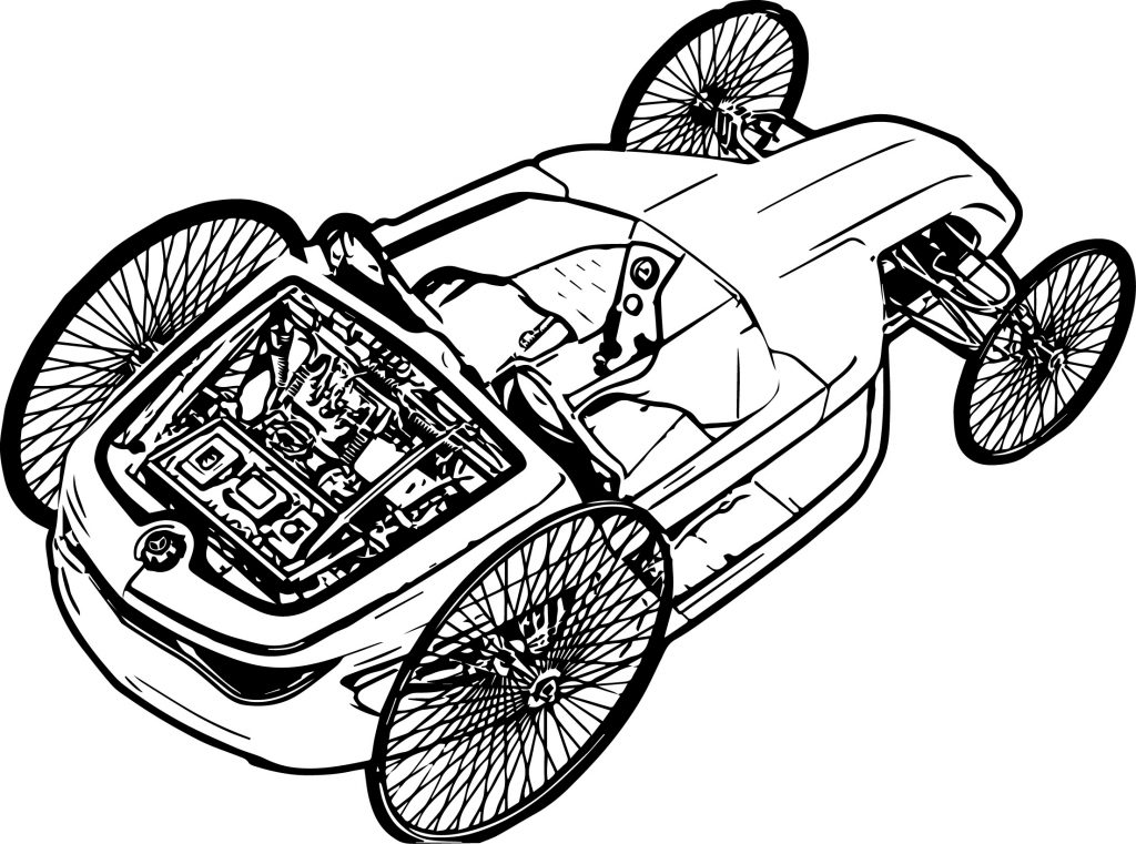 Modern Car Coloring Page - Wecoloringpage.com