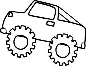 Monster Truck Coloring Page 08