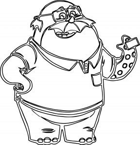 Monster University Doncarlton Coloring Pages