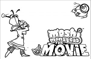 Moshi Monsters The Movie Coloring Page