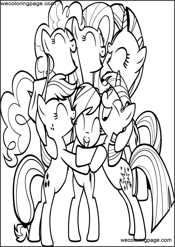 Apple My Little Pony Coloring Page | Wecoloringpage.com