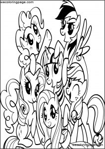 My Little Pony Coloring Page 18