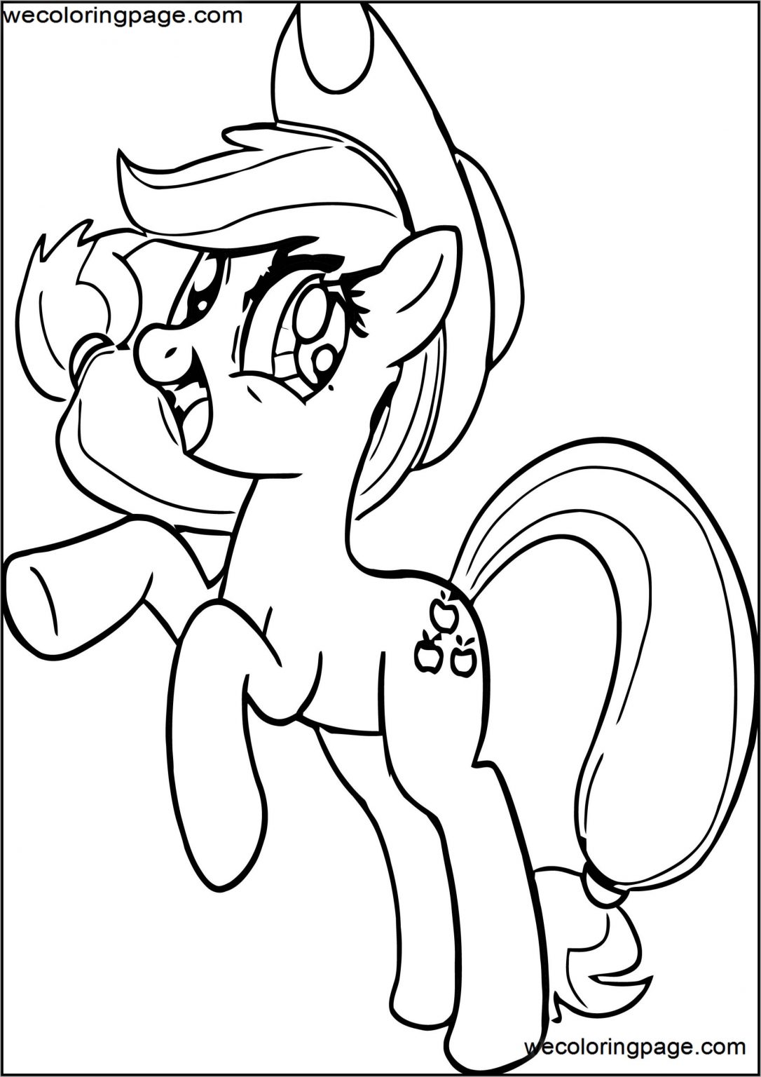 Pony Cartoon My Little Pony Coloring Pages | Wecoloringpage.com