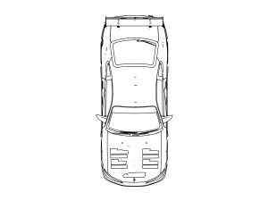 Nissan Silvia S15 Spec S Top View Coloring Page