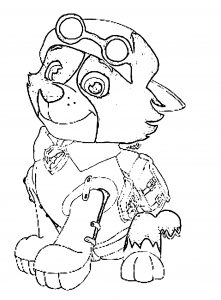 Paw Patrol Oc Lilo The Welder Pup By Spyrocynderfan Dfhrrs Coloring Page