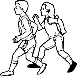 Physical Activity Activity Coloring Page