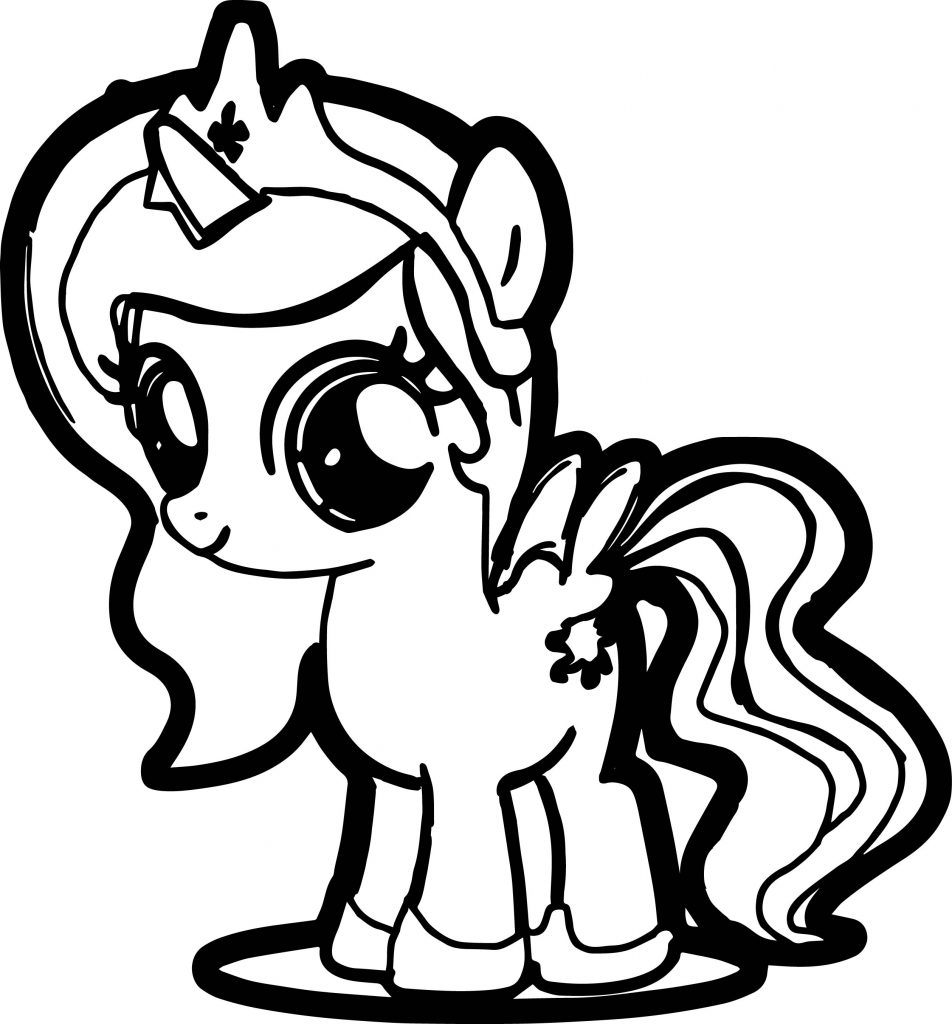 Pony Cartoon My Little Pony We Coloring Page 07 - Wecoloringpage.com