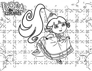 Princess Dora Wallpaper Dora The Explorer 231 Coloring Page