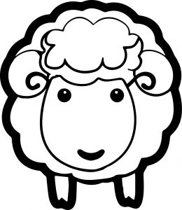 Sheep Coloring Page 14