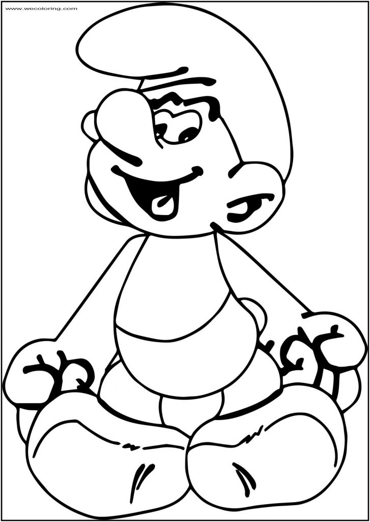 Smurf One Free Printable Coloring Page - Wecoloringpage.com