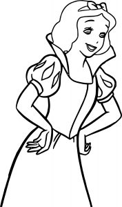Snow White Coloring Page 004