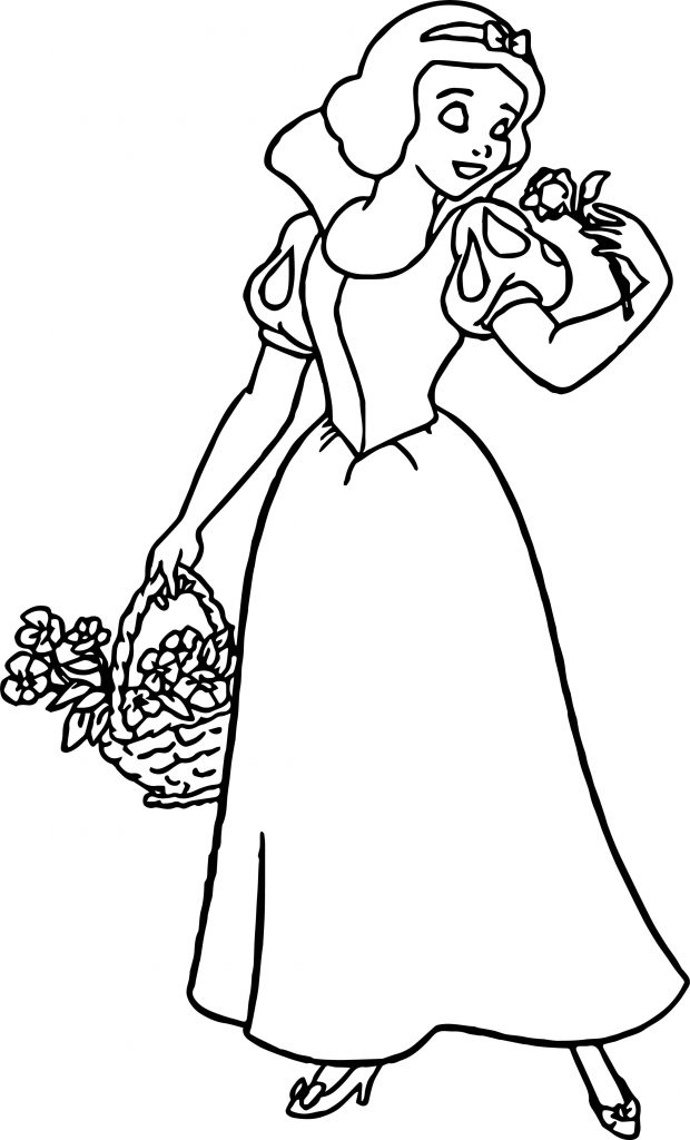 Snow White Coloring Page 020 Wecoloringpage Com