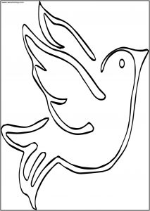 Some Bird Free A4 Printable Coloring Page