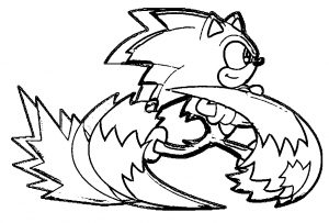 Sonic The Hedgehog Coloring Page WeColoringPage 079
