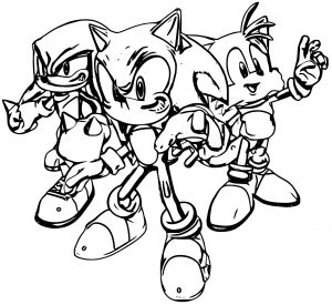 Sonic The Hedgehog Coloring Page WeColoringPage 267