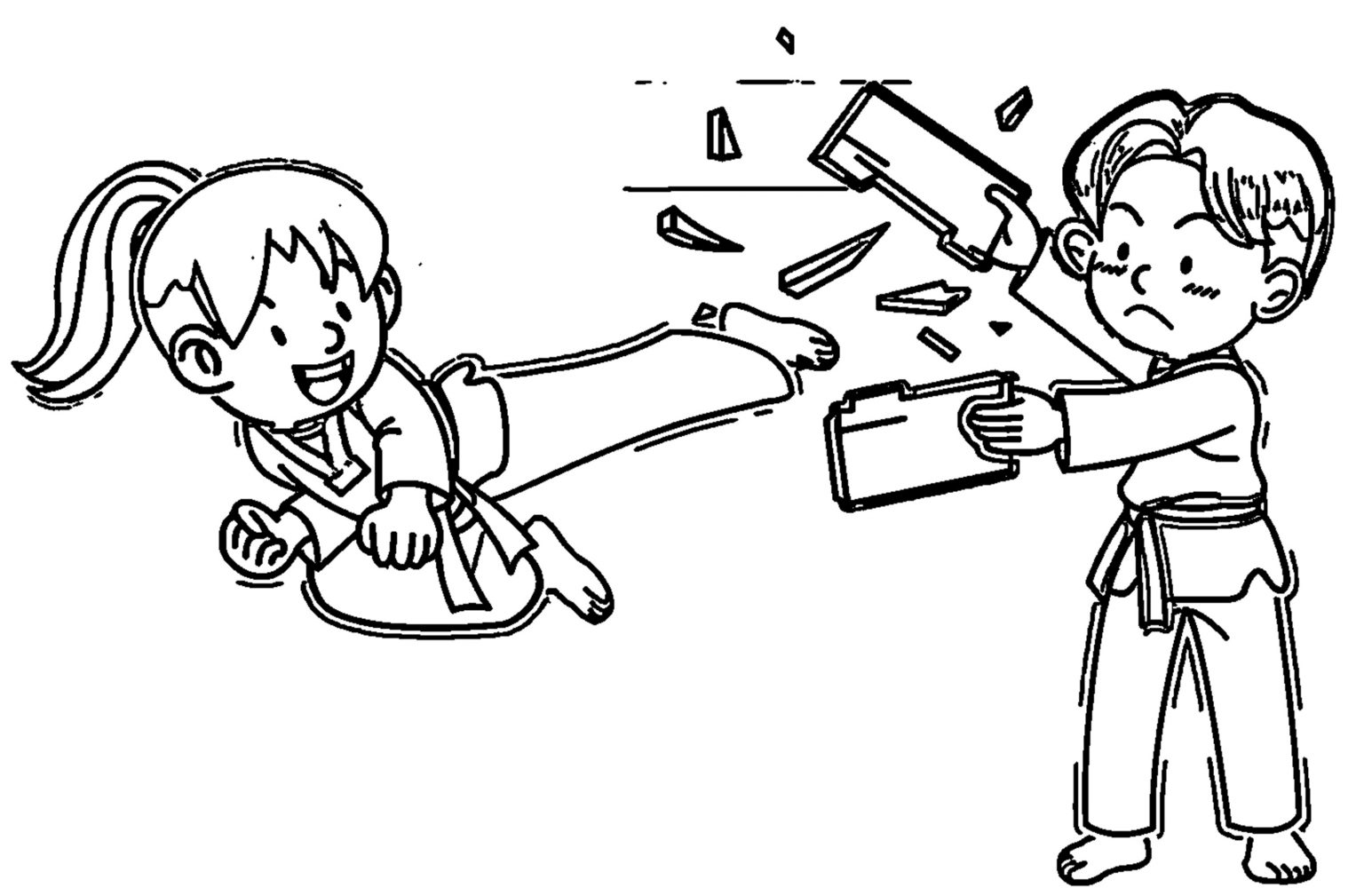 Speaking Cartoon Kids Coloring Page 72 | Wecoloringpage.com